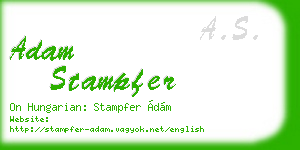 adam stampfer business card